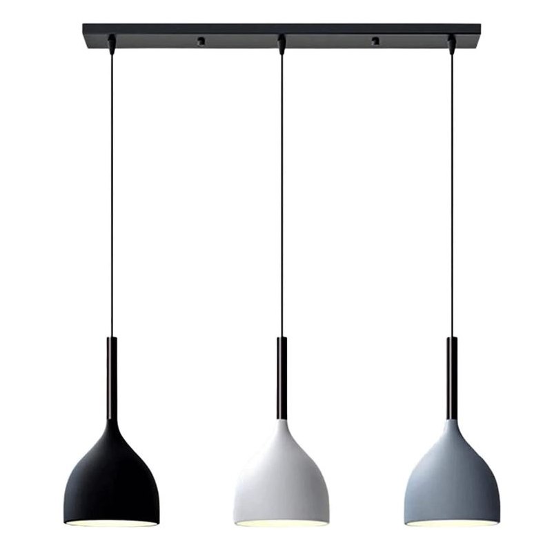 Lampa sufitowa loftowa metalowa wisząca AT31-3SZ-MIX