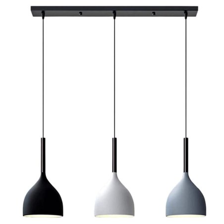 Lampa sufitowa loftowa metalowa wisząca AT31-3SZ-MIX