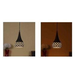 Lampa sufitowa metalowa klosz wisząca AT34-3SZ-Black