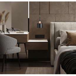 Lampa sufitowa loftowa metalowa wisząca AT35-3SZ-Black