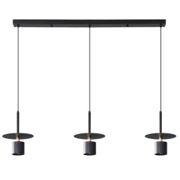Lampa sufitowa loftowa metalowa wisząca AT35-3SZ-Black