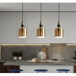 Lampa sufitowa loftowa metalowa wisząca AT37-3SZ-Gold