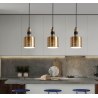 Lampa sufitowa loftowa metalowa wisząca AT37-3SZ-Gold