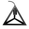 Lampa sufitowa metalowa loft trójkątna wisząca AT39-3SZ-Black