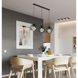 Lampa sufitowa metalowa loft klosz wisząca AT41-3SZ-Black