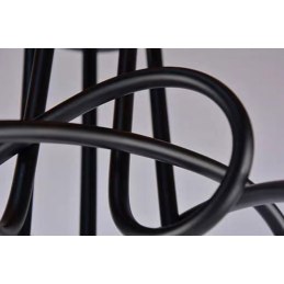 Lampa sufitowa metalowa loft supła wisząca AT42-5SZ-Black