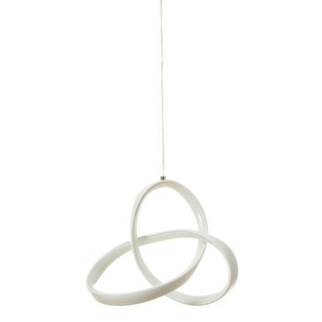 Lampa geometryczna LED wisząca sufitowa AT46-1SL-White