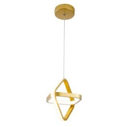 Lampa geometryczna LED wisząca sufitowa AT48-1SL-Gold