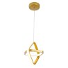 Lampa geometryczna LED wisząca sufitowa AT48-1SL-Gold