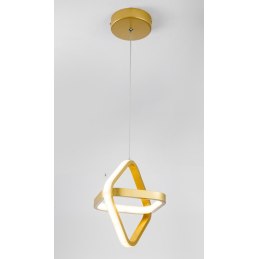 Lampa geometryczna LED wisząca sufitowa AT48-1SL-Gold