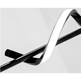 Lampa spiralna LED wisząca sufitowa AT49-1SL-Black