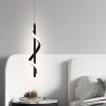 Lampa spiralna LED wisząca sufitowa AT49-1SL-Black