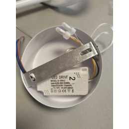 Lampa spiralna LED wisząca sufitowa AT49-1SL-White