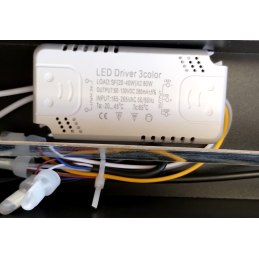 Lampa nowoczesna LED wisząca sufitowa AT55-1DSL-Black