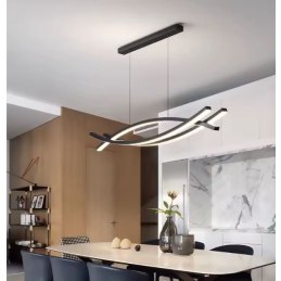 Lampa nowoczesna LED wisząca sufitowa AT56-1DSL-Black