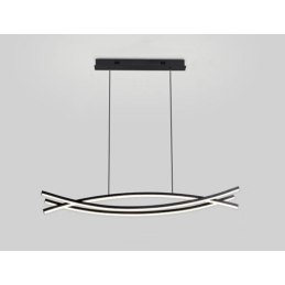 Lampa nowoczesna LED wisząca sufitowa AT56-1DSL-Black