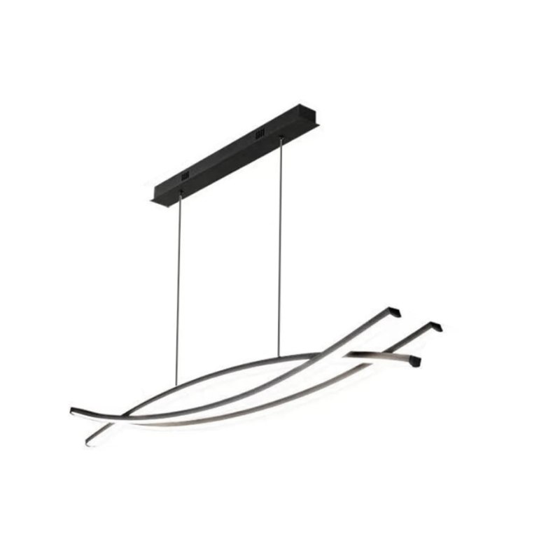 Lampa nowoczesna LED wisząca sufitowa AT56-1DSL-Black