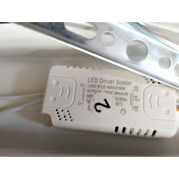 Lampa nowoczesna LED wisząca sufitowa AT57-1DSL-White