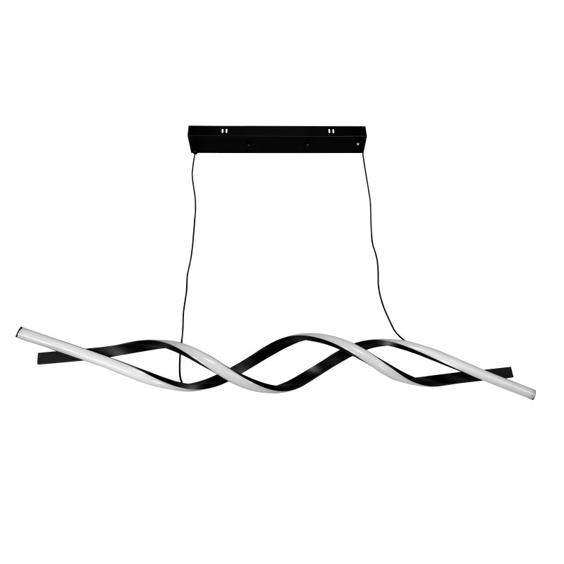 Lampa nowoczesna LED wisząca sufitowa AT58-1DSL-Black