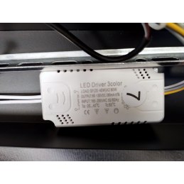 Lampa nowoczesna LED wisząca sufitowa AT58-1DSL-Black