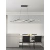 Lampa nowoczesna LED wisząca sufitowa AT58-1DSL-Black