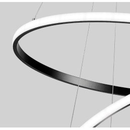 Lampa nowoczesna LED wisząca sufitowa pierścienie