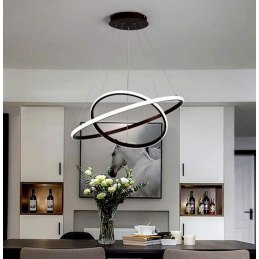 Lampa nowoczesna LED wisząca sufitowa pierścienie