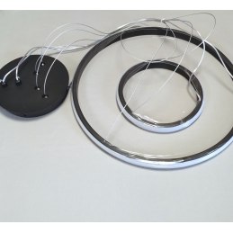 Lampa nowoczesna LED wisząca sufitowa pierścienie