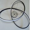 Lampa nowoczesna LED wisząca sufitowa pierścienie AT61-ESL-Black