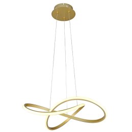 Lampa nowoczesna LED wisząca sufitowa pierścienie AT61-ESL-Gold