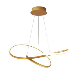 Lampa nowoczesna LED wisząca sufitowa pierścienie AT61-ESL-Gold