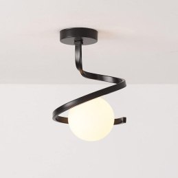 Plafon lampa sufitowa szklana metalowa AT62-1SZ-Black