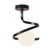 Plafon lampa sufitowa szklana metalowa AT62-1SZ-Black