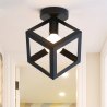 Plafon lampa sufitowa loft sześcian metalowa AT64-1SZ-Black