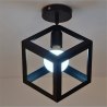 Plafon lampa sufitowa loft sześcian metalowa AT64-1SZ-Black