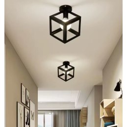 Plafon lampa sufitowa loft sześcian metalowa AT64-1SZ-Black