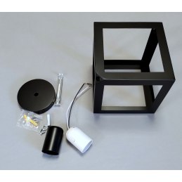 Plafon lampa sufitowa loft sześcian metalowa AT64-1SZ-Black