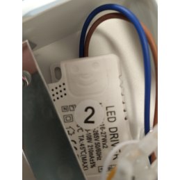 Plafon lampa LED sufitowa kwadrat metalowa AT66-2SL-White