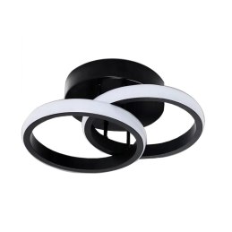 Plafon lampa LED sufitowa okrąg metalowa AT67-2SL-Black