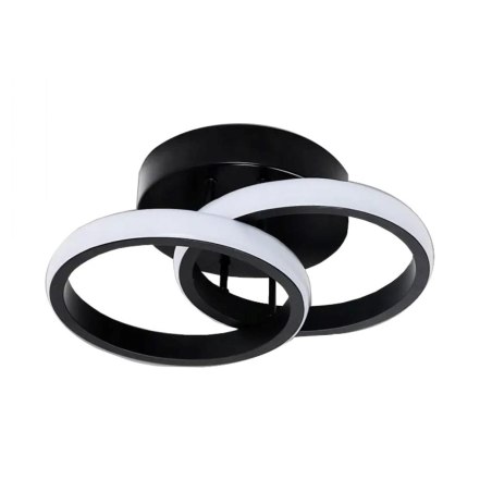 Plafon lampa LED sufitowa okrąg metalowa AT67-2SL-Black