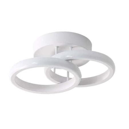 Plafon lampa LED sufitowa okrąg metalowa AT68-2SL-White