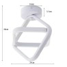 Plafon lampa LED sufitowa geometryczna metalowa AT69-2SL-White
