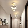 Plafon lampa LED sufitowa geometryczna metalowa AT69-2SL-White