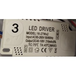 Plafon lampa LED sufitowa geometryczna metalowa AT70-2SL-Black