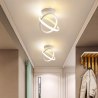 Plafon LED AT71-2SL-White – geometryczna lampa sufitowa