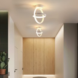 Plafon LED AT71-2SL-White – geometryczna lampa sufitowa