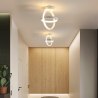 Plafon LED AT71-2SL-White – geometryczna lampa sufitowa