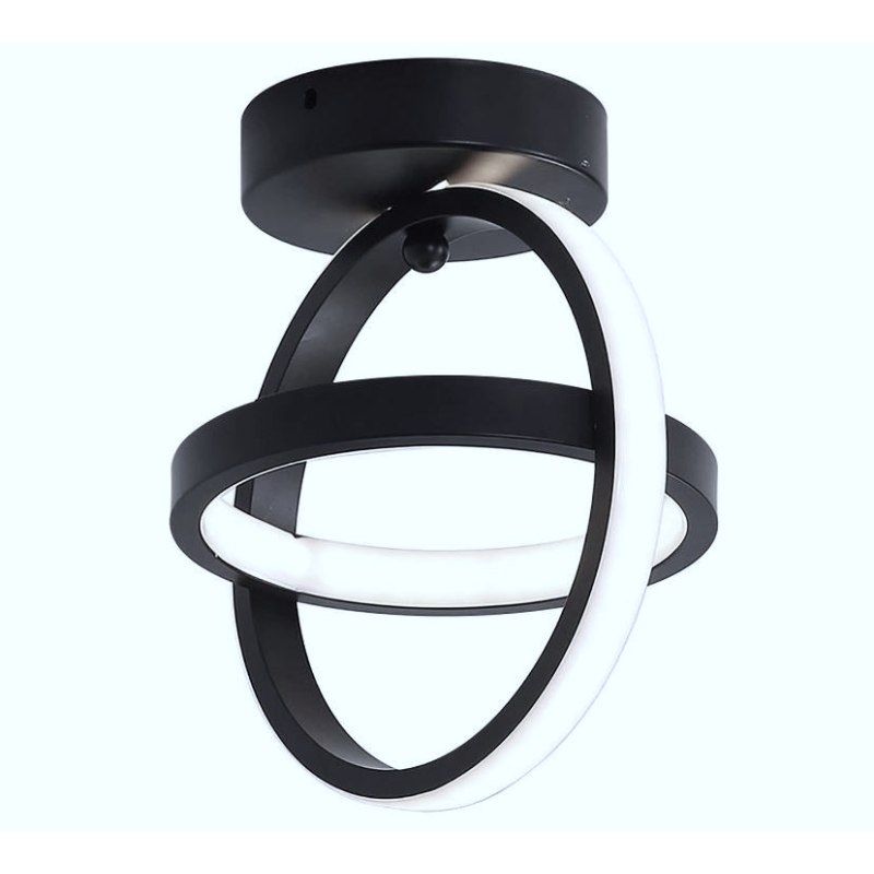 Plafon LED geometryczny AT72-2SL-Black