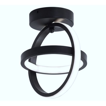 Plafon LED geometryczny AT72-2SL-Black