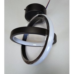 Plafon LED geometryczny AT72-2SL-Black